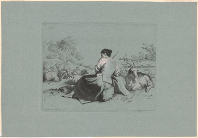 Plate 3, from The Set of 12 Pastoral Scenes by Francesco Londonio