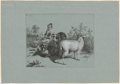 Plate 4, from The Set of 12 Pastoral Scenes by Francesco Londonio