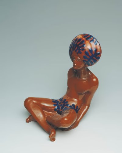 Seated Figurine Indian by Francesco Nonni