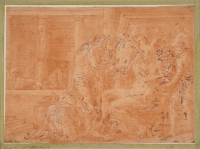 Odysseus Washing His Hands by Francesco Primaticcio