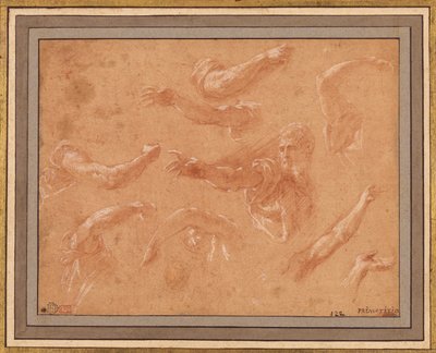 Study of God the Father with Angels by Francesco Primaticcio