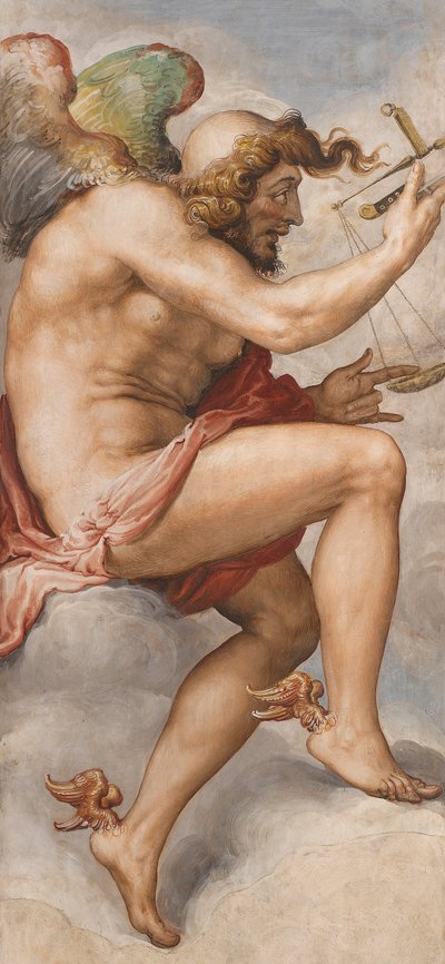 Time as Occasion (Kairos) by Francesco Salviati