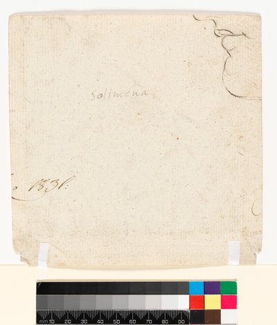Drawing on Back of the Paper (verso), before 1747 by Francesco Solimena