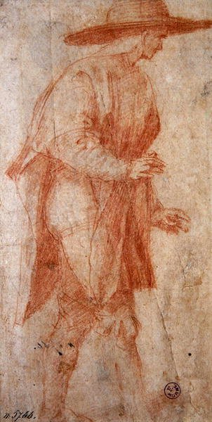 Peasant with a Hat by Francesco Ubertini Il Bacchiacca