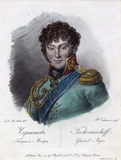 Portrait of Count Alexander Ivanovich Chernyshov by Francesco Vendramini