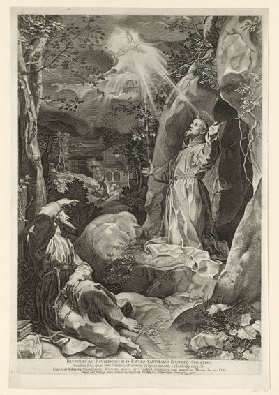 The Stigmatization of Saint Francis by Francesco Villamena