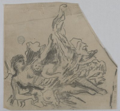 Sketch of Figures for a Ceiling by Francis Augustus Lathrop