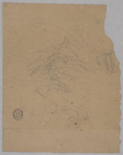Sketch of Heavenly Figures by Francis Augustus Lathrop