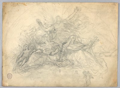 Study for Charity, Faith, and Hope by Francis Augustus Lathrop