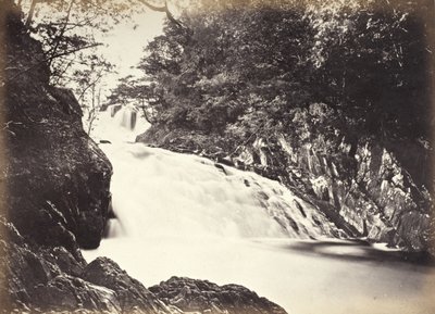 Bettws-Y-Coed, The Swallow Falls From Below (696) by Francis Bedford