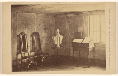 Stratford on Avon - Room in which Shakespeare was born by Francis Bedford