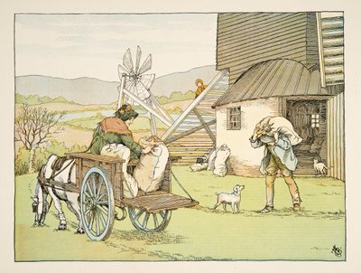 The Miller, from Four and Twenty Toilers, pub. 1900 by Francis Donkin Bedford
