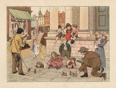 Victorian Kerbstone Merchants, from The Book of Shops by Francis Donkin Bedford