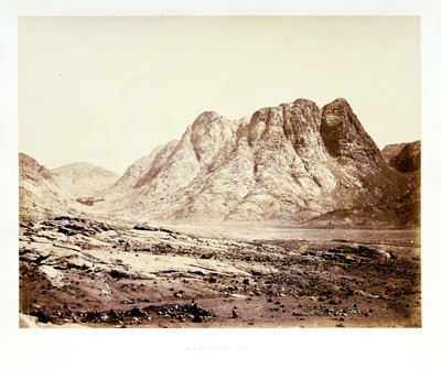 Mount Horeb, Sinai by Francis Frith