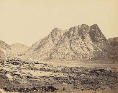 Mount Horeb, Sinai by Francis Frith