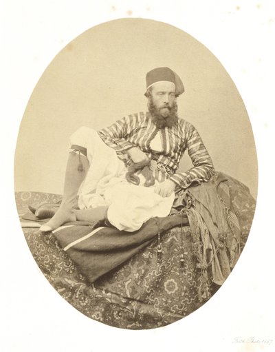 Portrait, Turkish Summer Costume by Francis Frith
