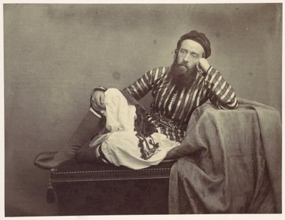 Portrait, Turkish Summer Costume by Francis Frith