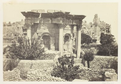 The Circular Temple, Baalbek by Francis Frith