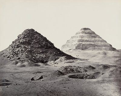 The Pyramids of Saqqara from the North-East by Francis Frith