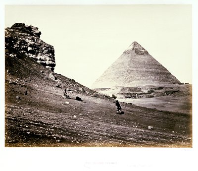 The Second Pyramid, from the Southeast by Francis Frith