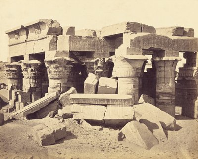 The Temple of Kom Ombo by Francis Frith