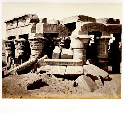 The Temple of Kom Ombo by Francis Frith