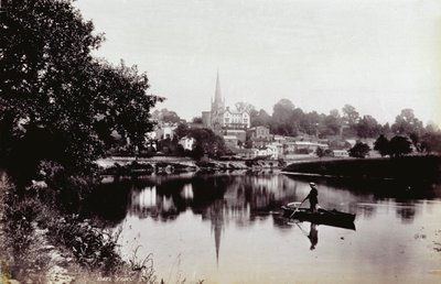 The Town of Ross-On-Wye, Seen from a Bank of the River by Francis Frith