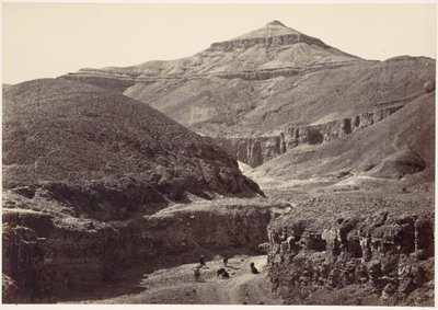 Valley of the Tombs of the Kings, Thebes by Francis Frith