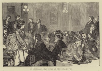 An Australian-Meat Supper at Newcastle-on-Tyne by Francis S. Walker