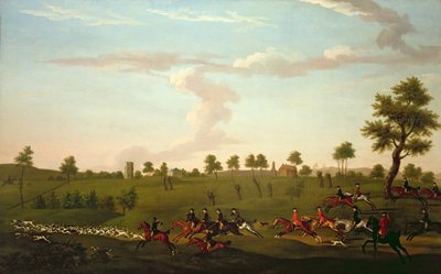 Hunting Scene: Full Cry by Francis Sartorius