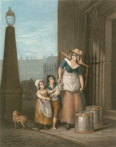 Milk below, maids by Francis Wheatley