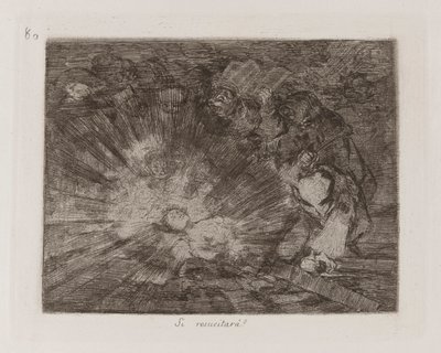 Will She Rise Again?, Plate 80 from The Disasters of War by Francisco de Goya