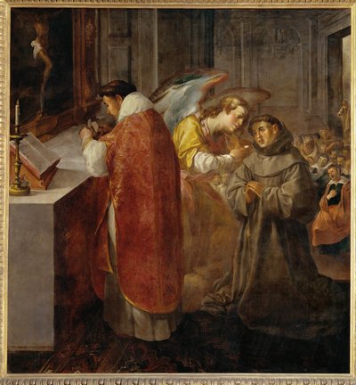 Saint Bonaventure Receiving Communion by Francisco Herrera