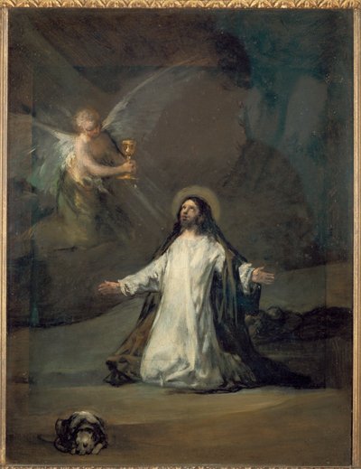 Christ in Gethsemane by Francisco Jose de (circle of) Goya y Lucientes