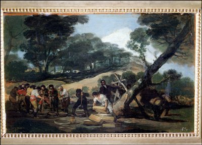 Gunpowder Production in the Sierra de Tardienta by Francisco Jose de Goya y Lucientes