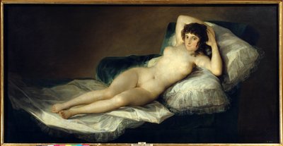The Nude Maja by Francisco Jose de Goya y Lucientes