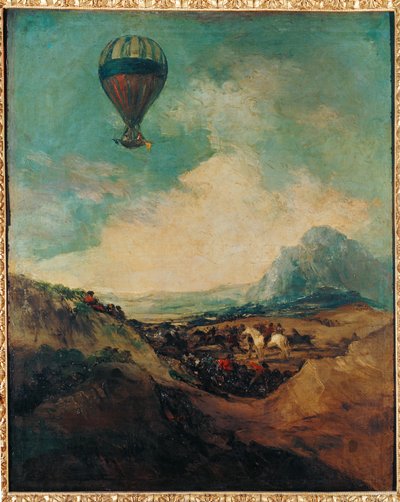 The Balloon, or The Rising of the Montgolfiere by Francisco Jose de Goya y Lucientes