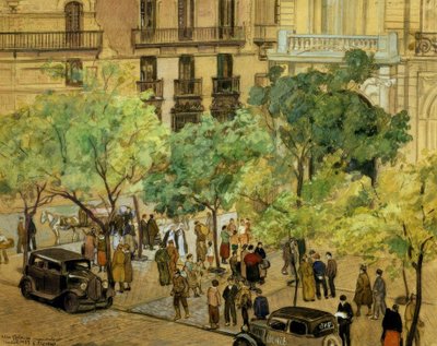 A Seized Palace 1937 by Francisco Llorens Diaz