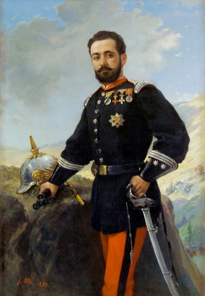 Portrait of Colonel Francisco Enrique Contreras by Francisco Manuel Oller