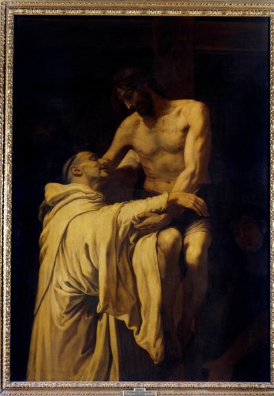 Christ taking Saint Bernard of Clairvaux (1090-1153) in his arms by Francisco Ribalta