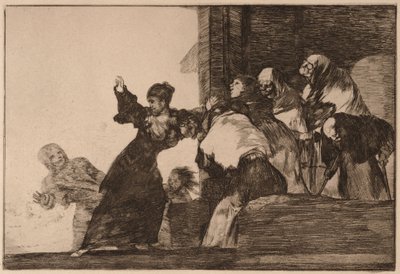 Poor Folly, from the series Los Disparates by Francisco de Goya