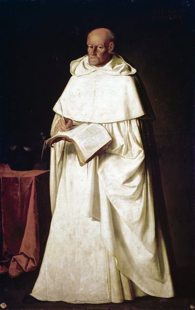 Paintings for the Library of the Merced Calzada in Seville: Friar Hernando de Santiago by Francisco de Zurbaran
