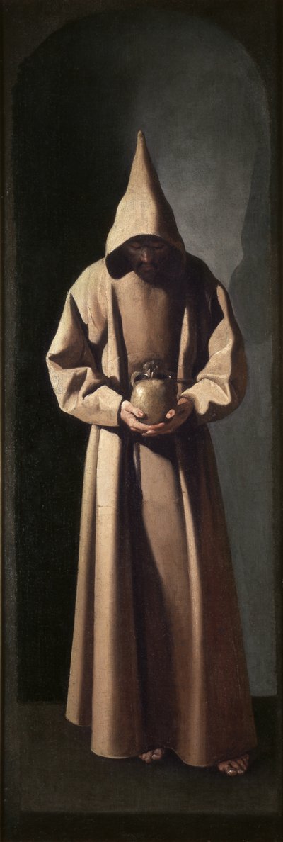St. Francis Contemplating a Skull, c.1635 by Francisco de Zurbaran