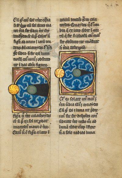 Two Diagrams with the Sun and the Moon by Franco Flemish School