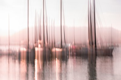Blurred Marina Dream by Franco Tessarolo