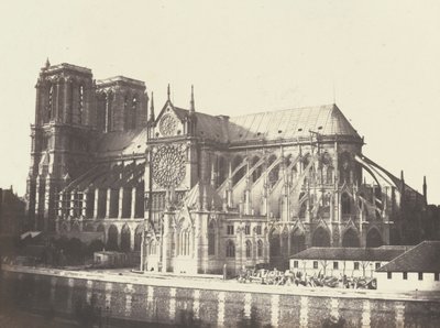 Église Notre Dame - South Side, 1852 by Francois-Auguste Renard