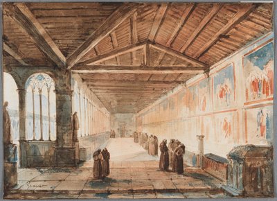 Campo Santo di Pisa, North Corridor by Francois-Marius Granet