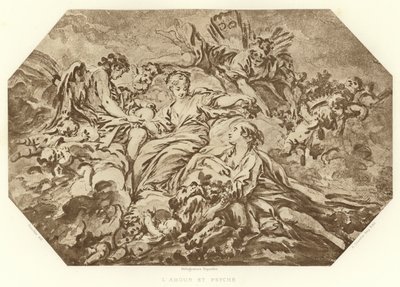 Cupid and Psyche by Francois (after) Boucher