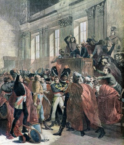 Bonaparte Taken to Task by Francois (after) Bouchot