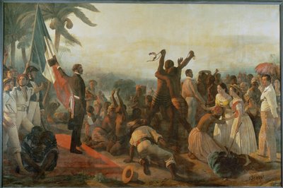 Proclamation of the Freedom of the Blacks in the Colonies by François Auguste Biard